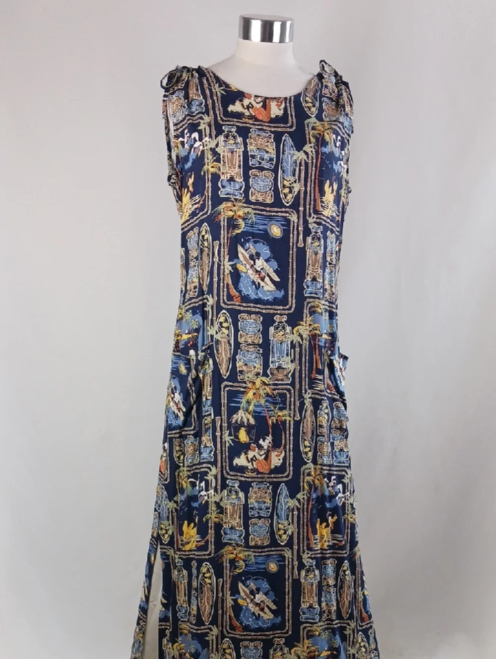 long black wrap dress WRAP MAXI-BLACK Black / L